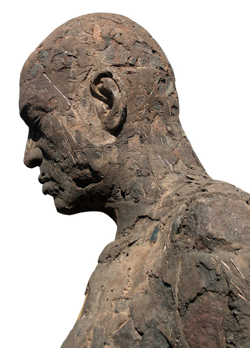 雕塑,雕像,男子