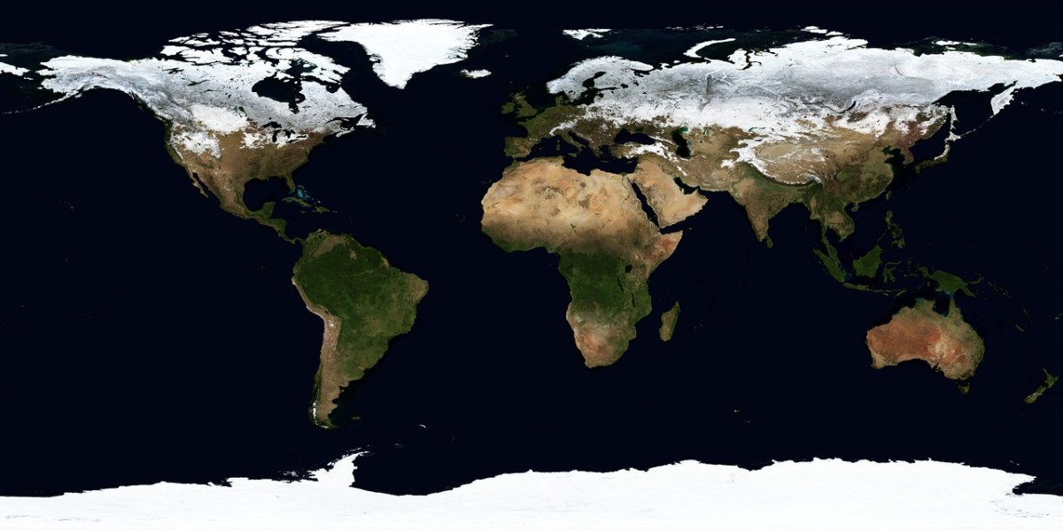 地球、地图、冬天、1免费图片