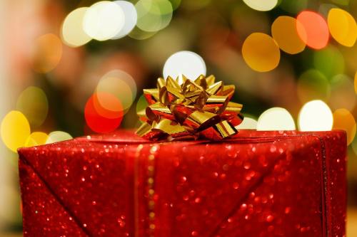 圣诞礼物、盒、庆典