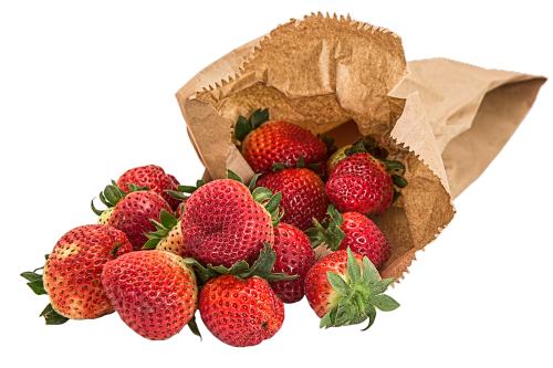 草莓、新鲜水果、水果