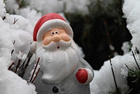 圣诞老人、雪、冬天