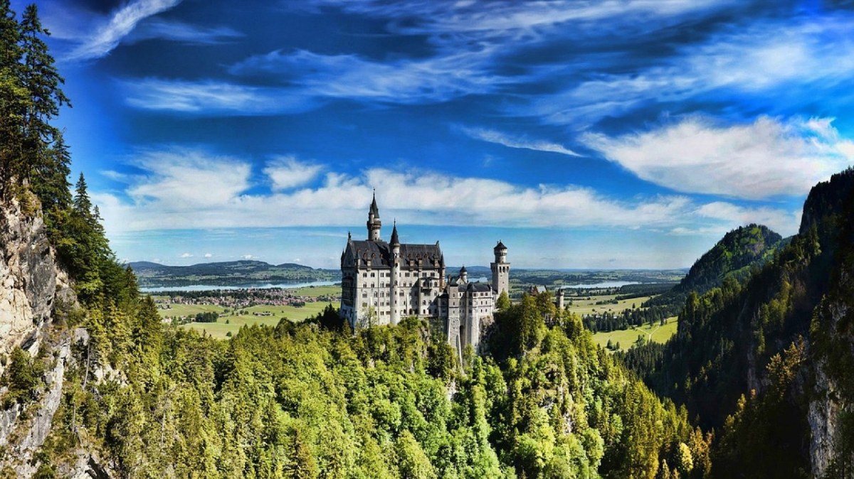新天鹅堡、﹣、城堡、巴伐利亚免费图片