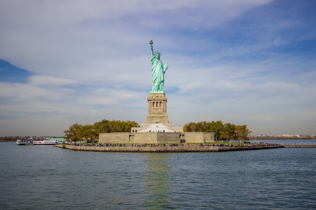 自由女神像、曼哈顿、美国免费图片