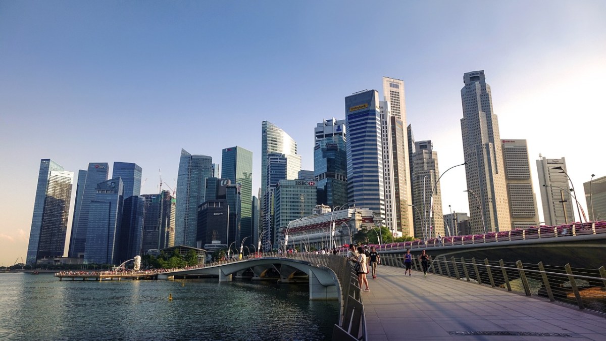 新加坡、新加坡河、银禧桥免费图片