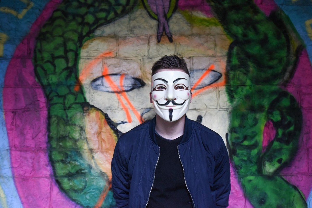 匿名、涂鸦、面具免费图片