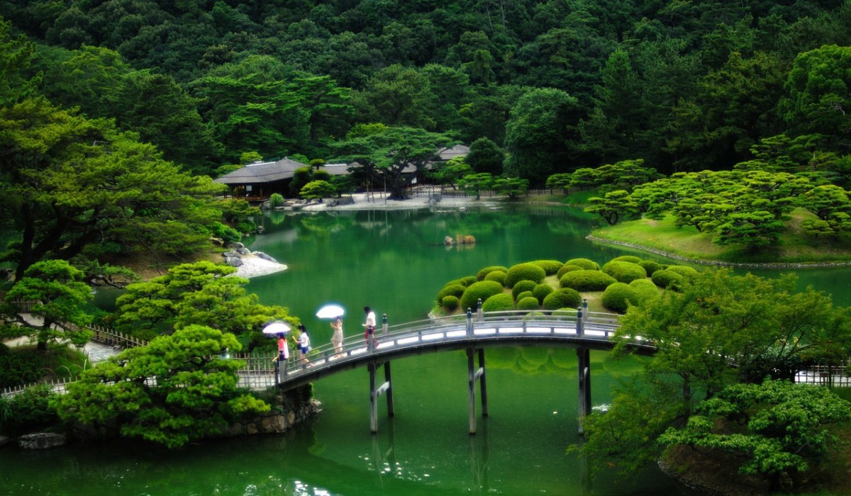 日本、日本花园、桥免费图片