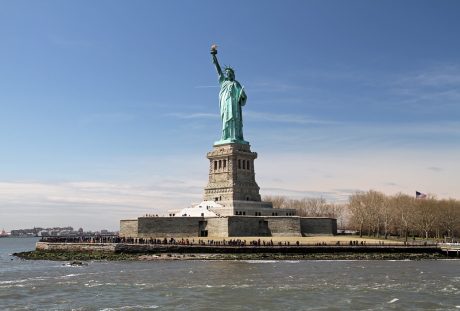 自由女神像、纽约、曼哈顿
