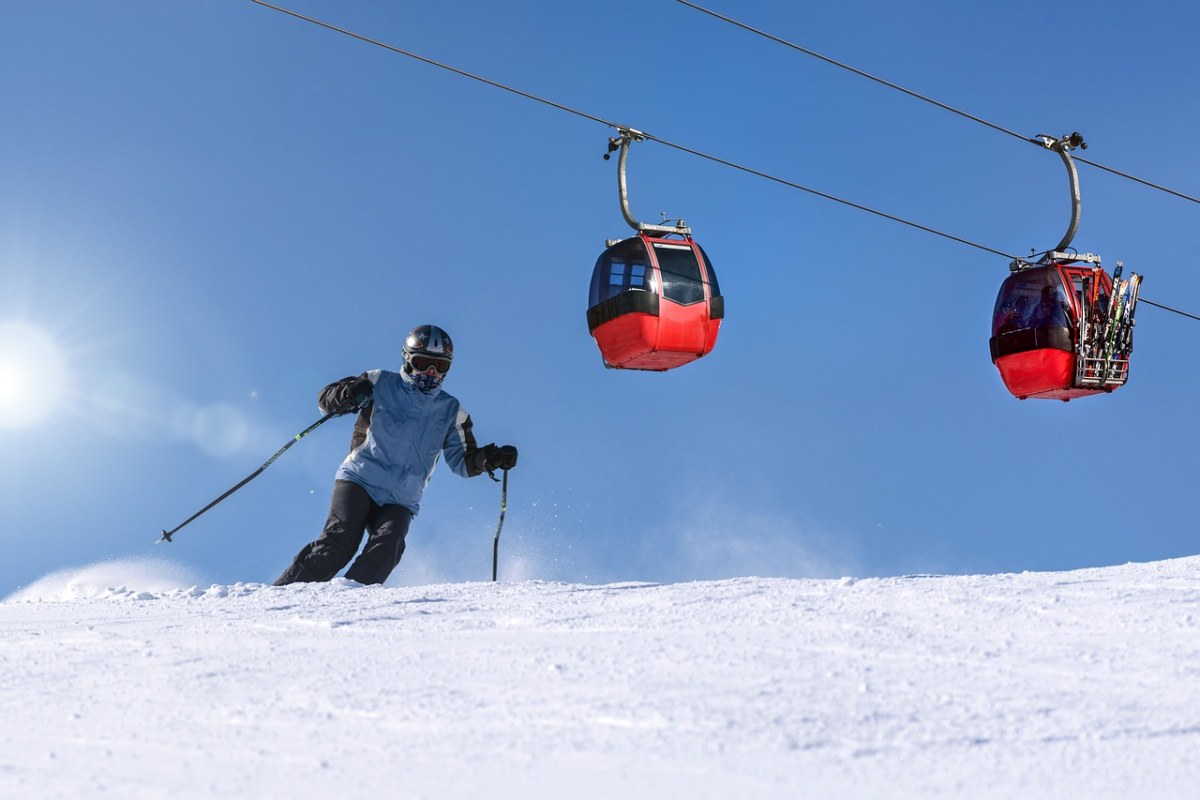滑雪场、雪、冬季免费图片