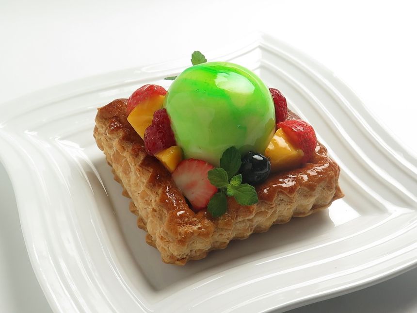 蛋糕,水果,甜点