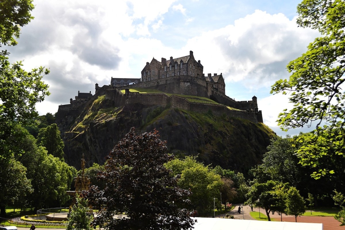 爱丁堡城堡、爱丁堡、城堡免费图片