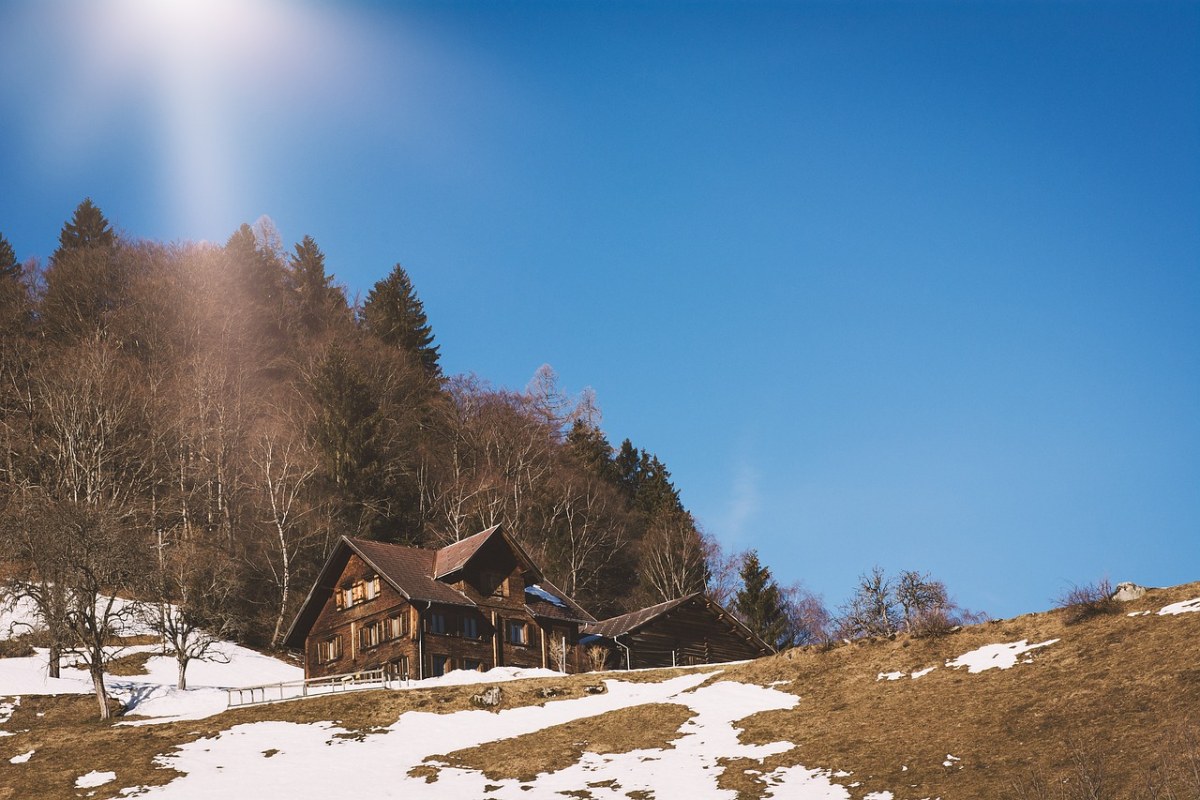 木房子与残雪免费图片
