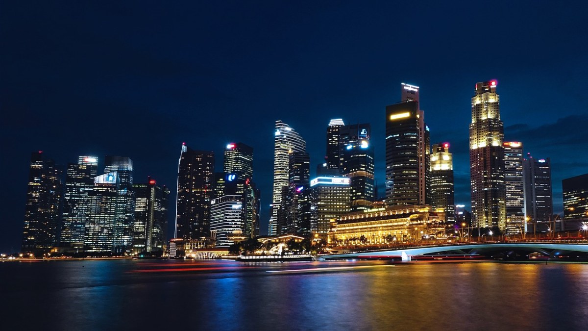新加坡河、天际线、建设免费图片