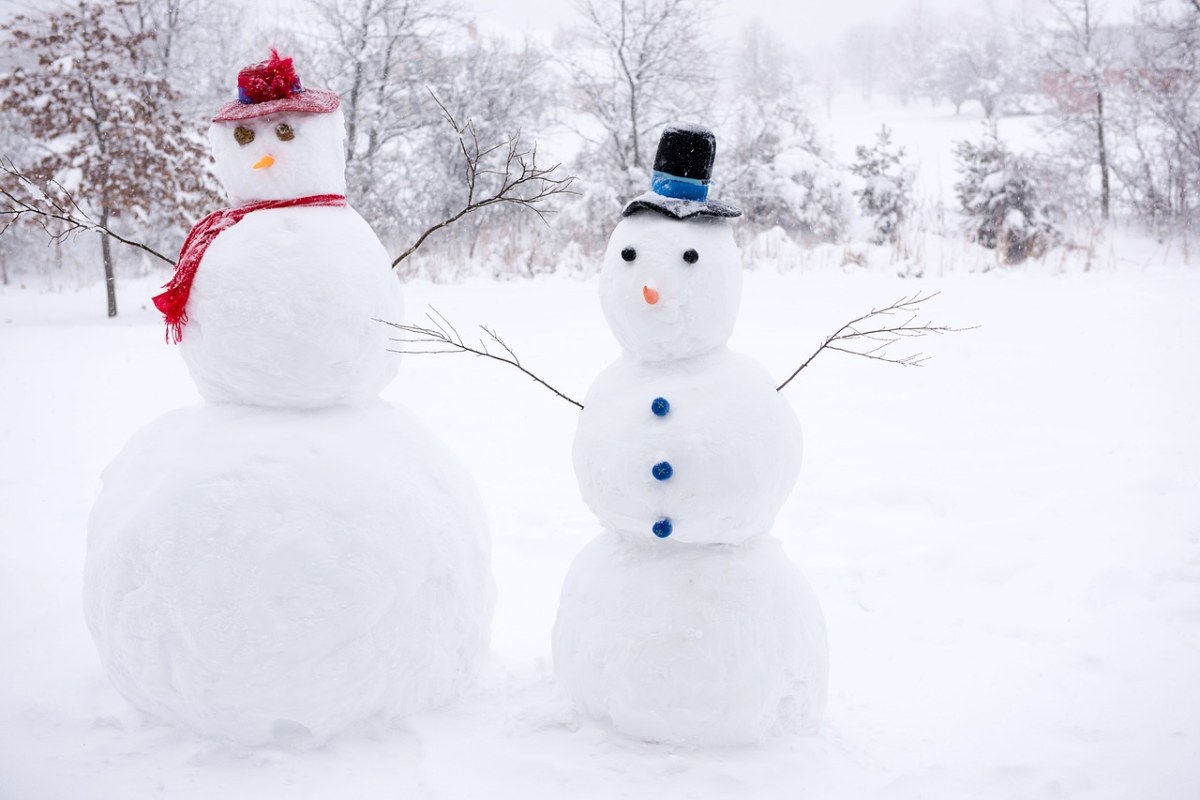 雪人、冬天、雪免费图片