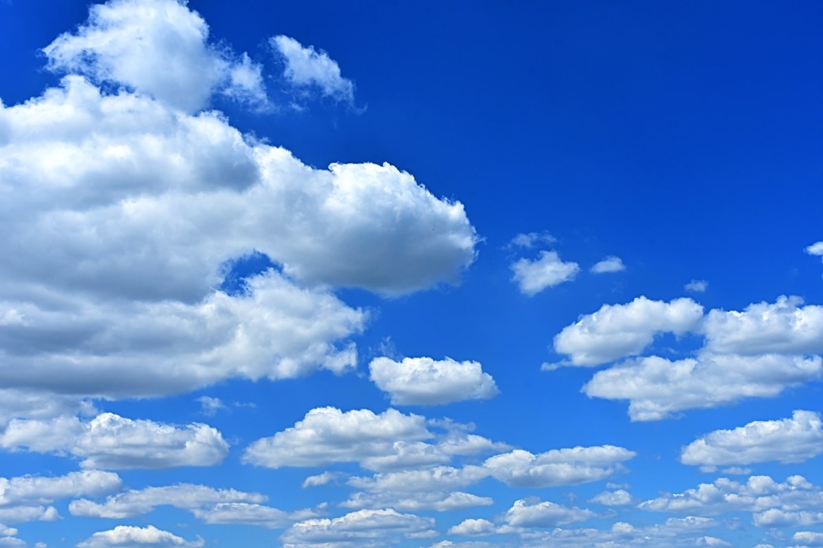 乌云密布的天空、云、积云免费图片