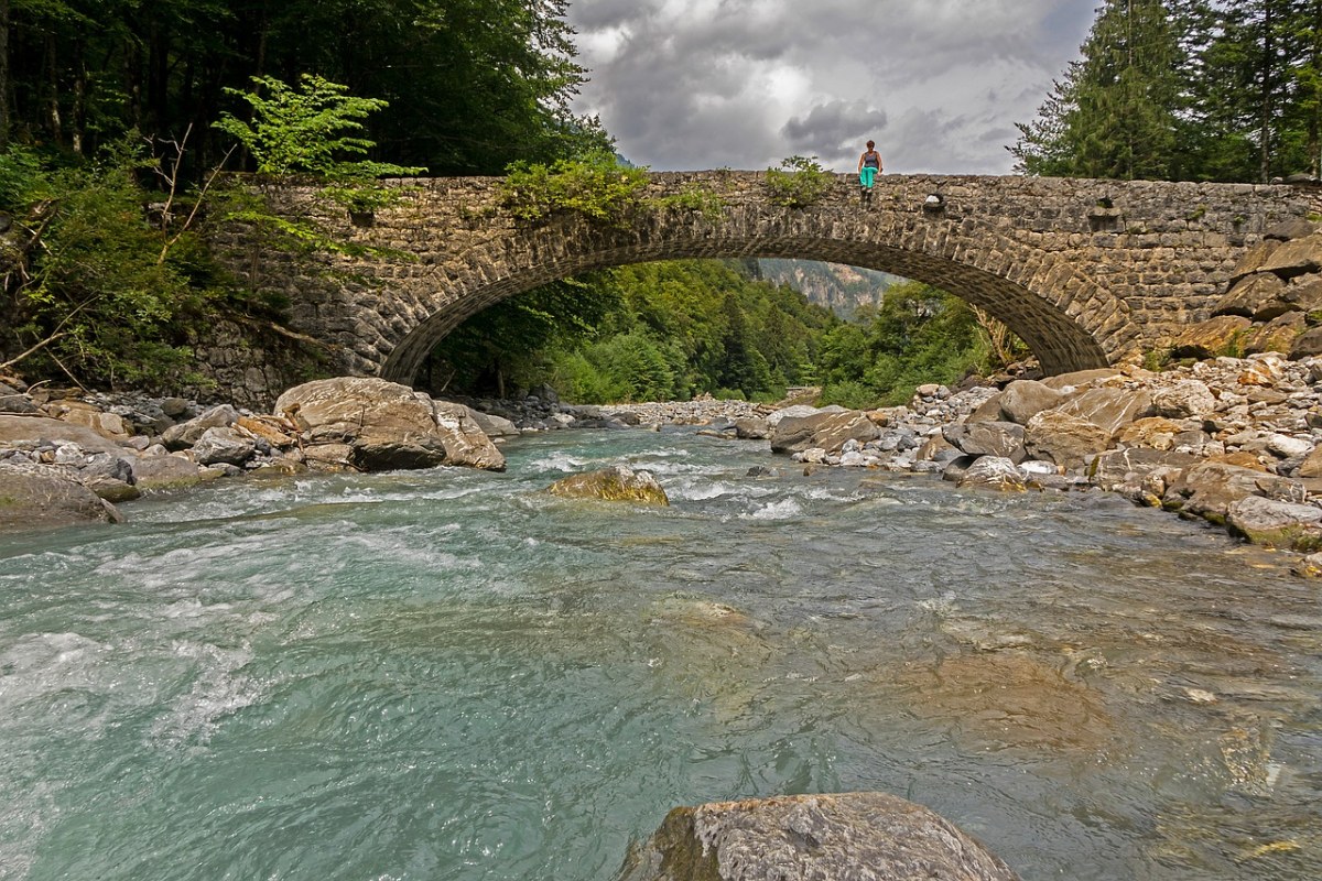 桥、过独身生活、山中的小溪、Engelberger免费图片