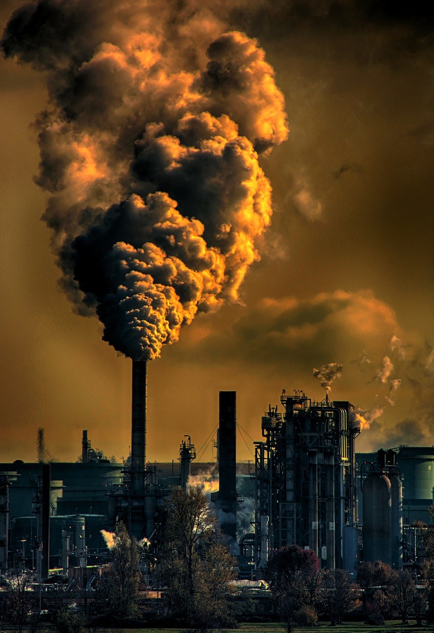 全球气候变暖、污染、环境免费图片