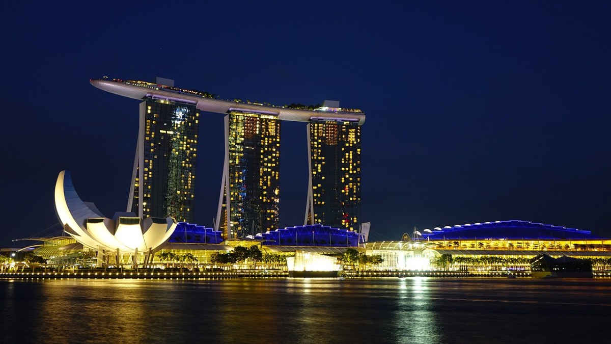 新加坡、滨海湾金沙、里程碑免费图片