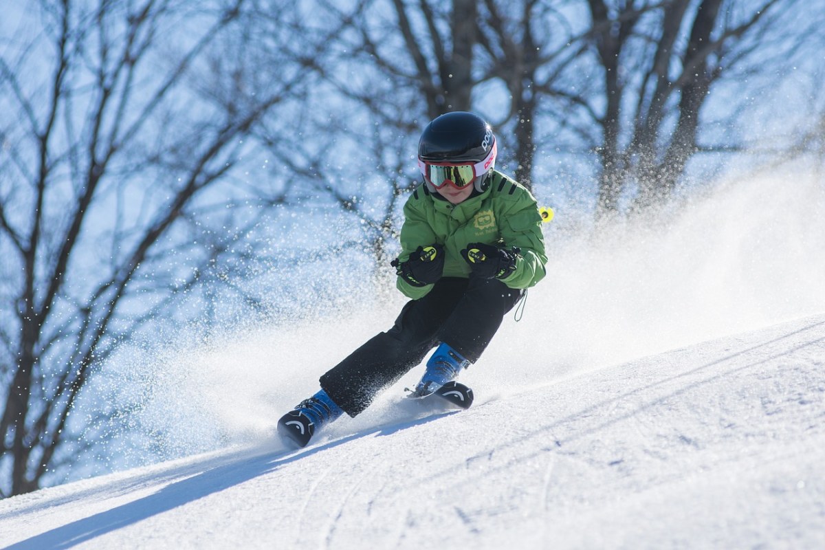 男孩、滑雪、冷免费图片