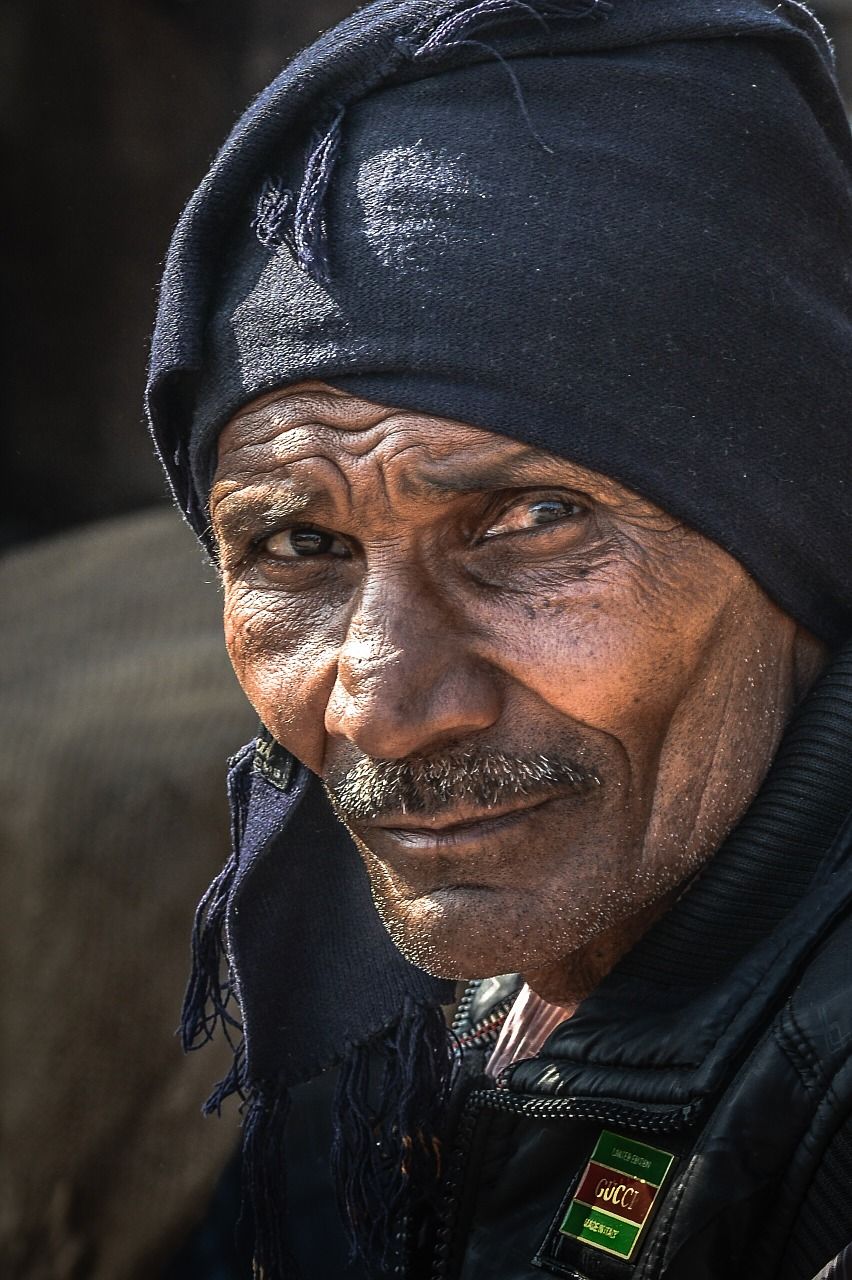 印地安人肖像男子