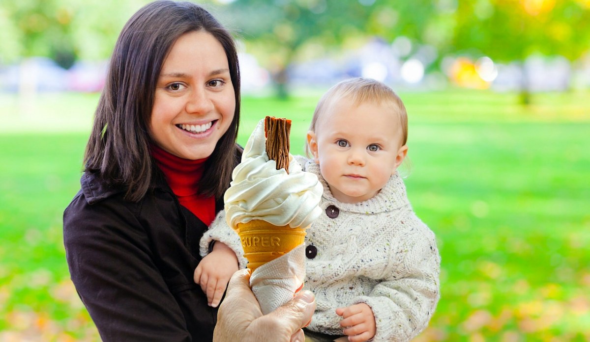 家庭、冰淇淋、婴儿免费图片