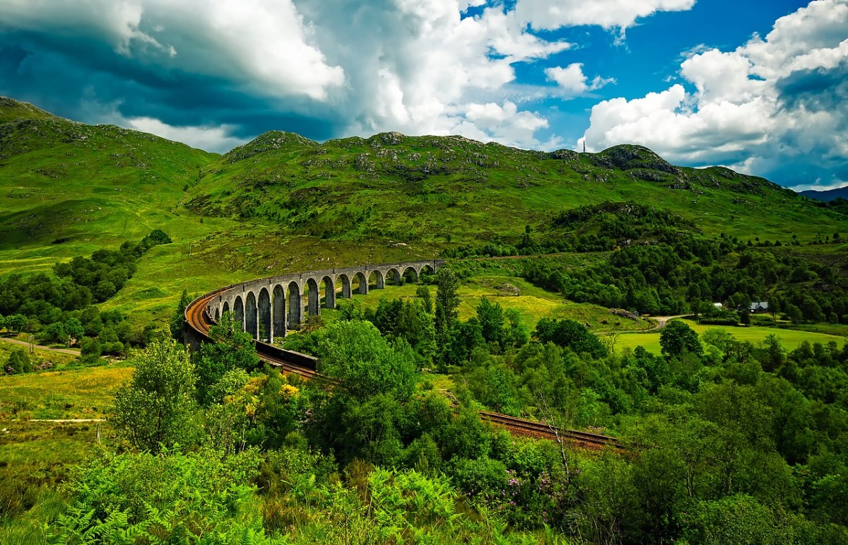 苏格兰、高架桥、景观免费图片