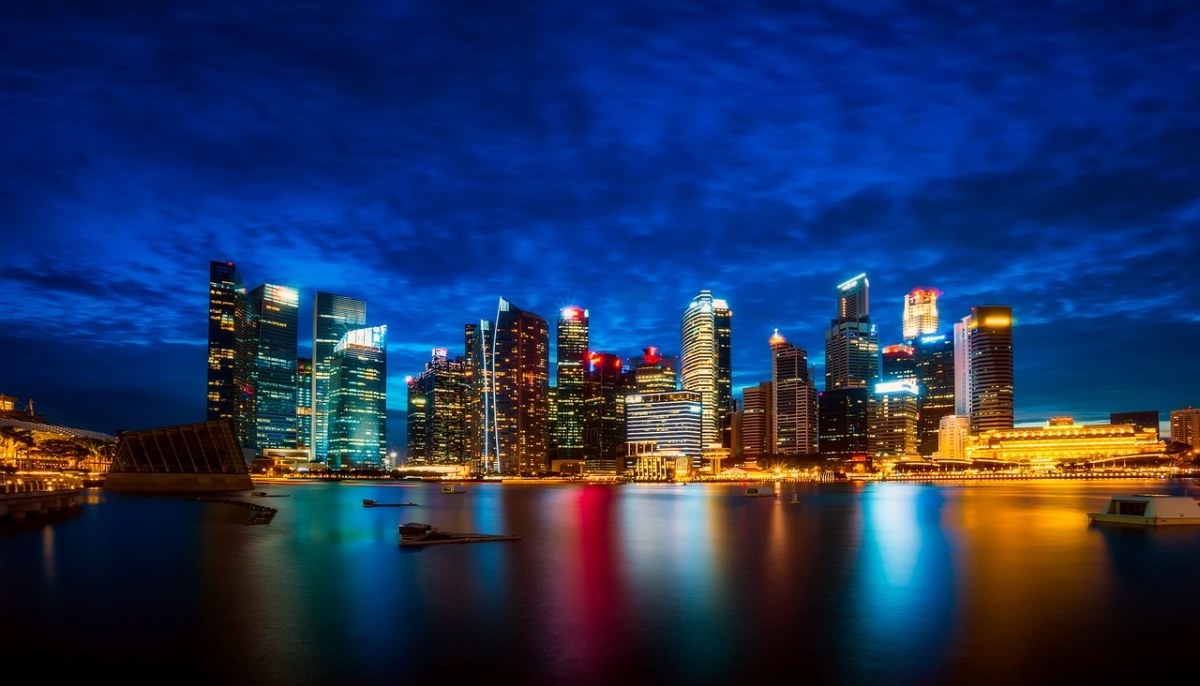 新加坡、城市、摩天大楼免费图片