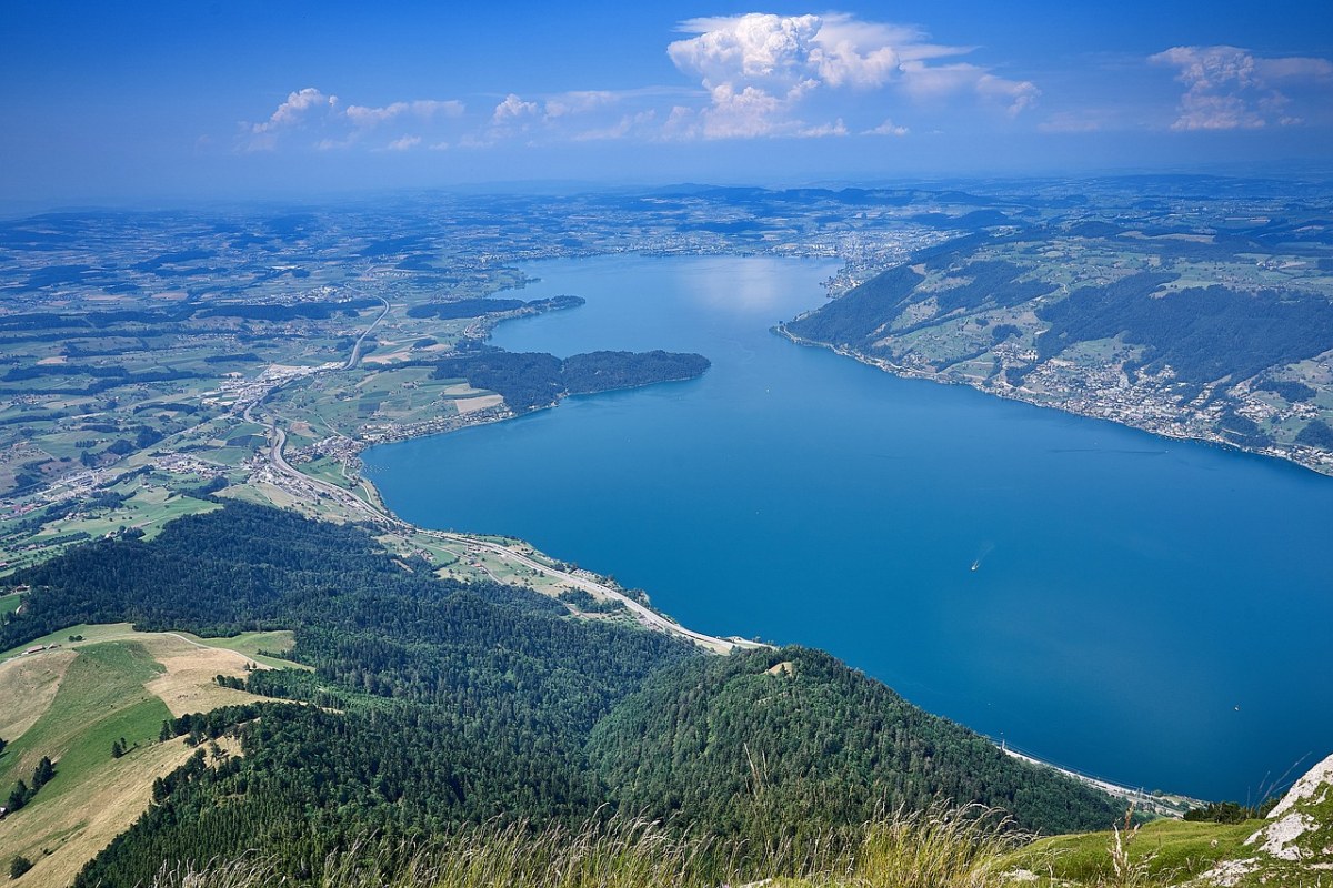 zugersee,湖楚格,瑞士