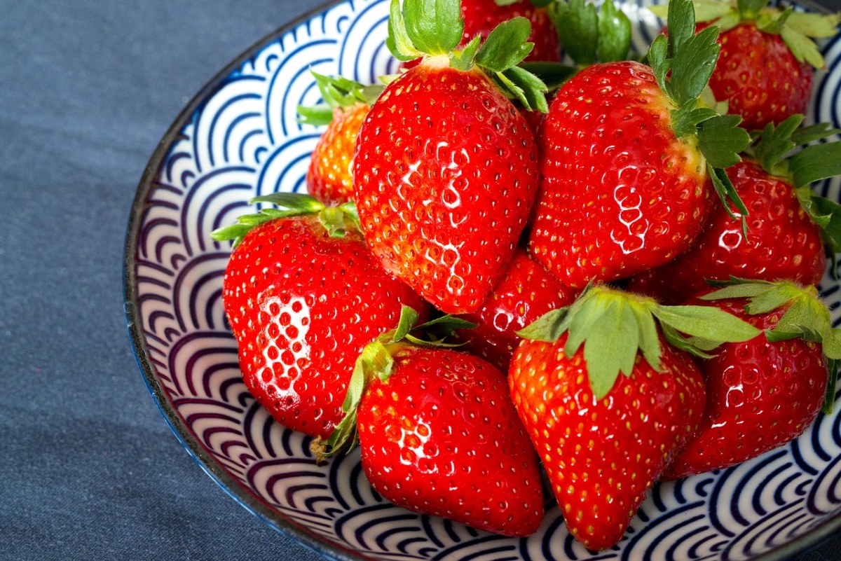 草莓、水果、红色免费图片
