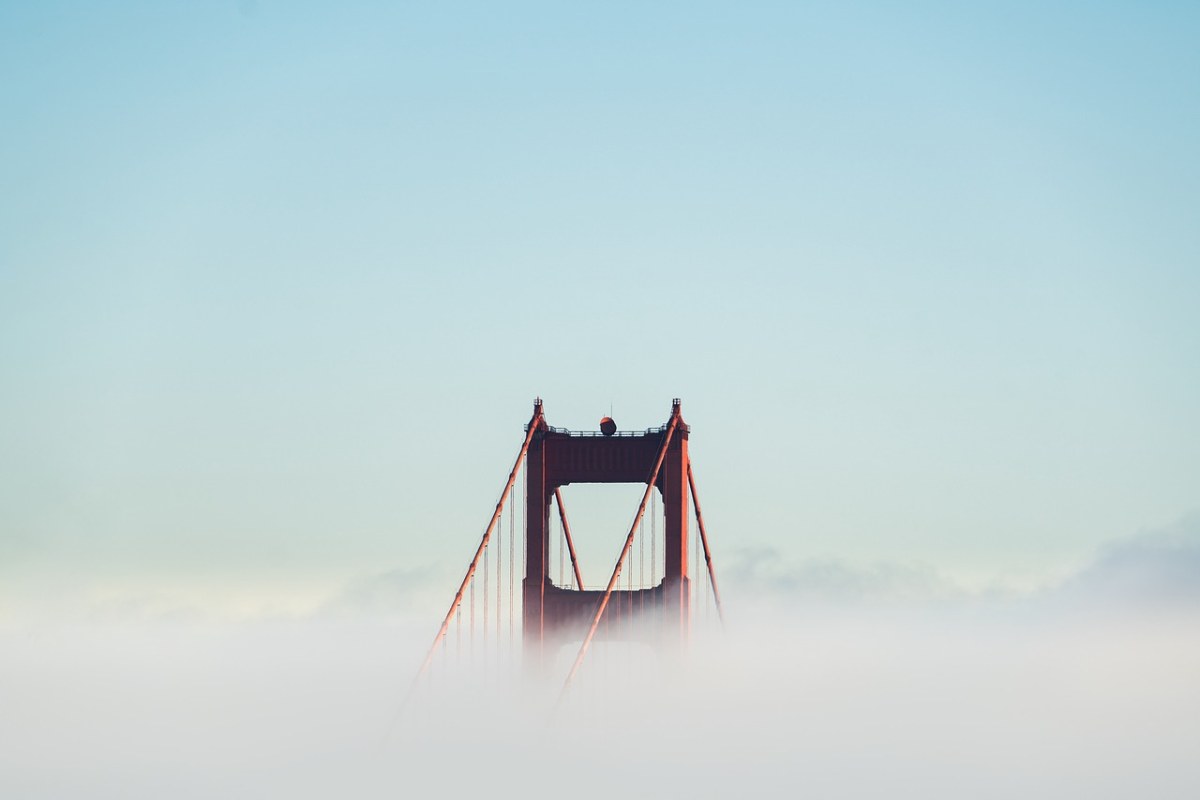 雾、金门大桥、海湾地区免费图片