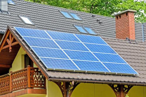 太阳能电池板、加热、可再生能源