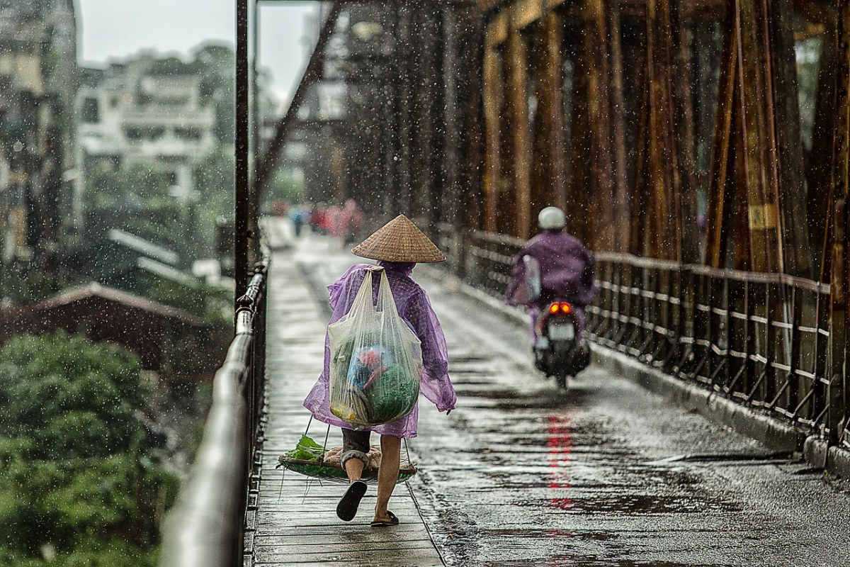雨、桥梁、湿法免费图片