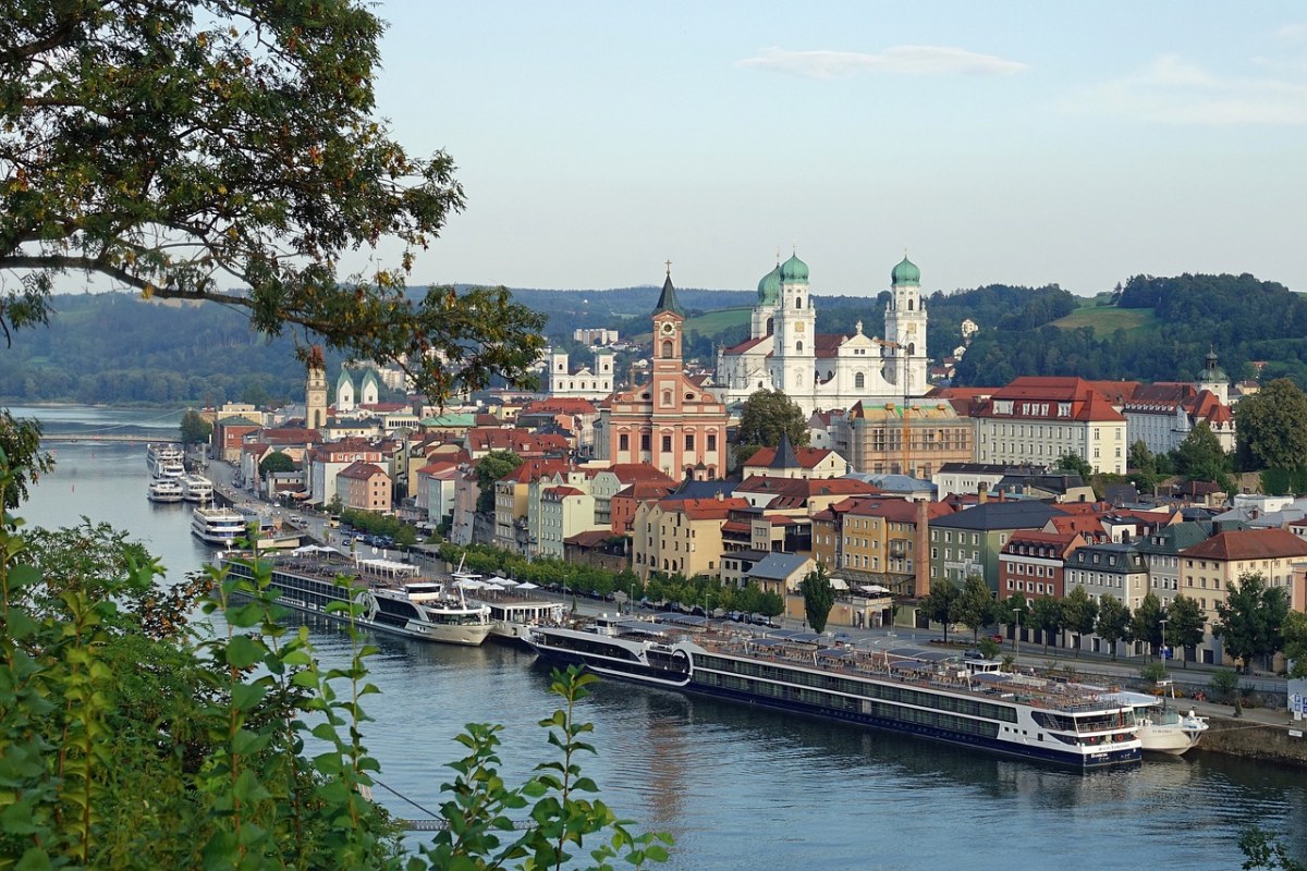 帕绍、城市、多瑙河免费图片