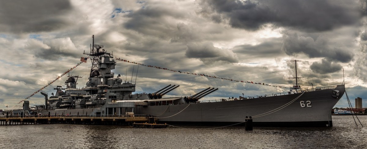 美国新泽西州、战舰、舰船免费图片