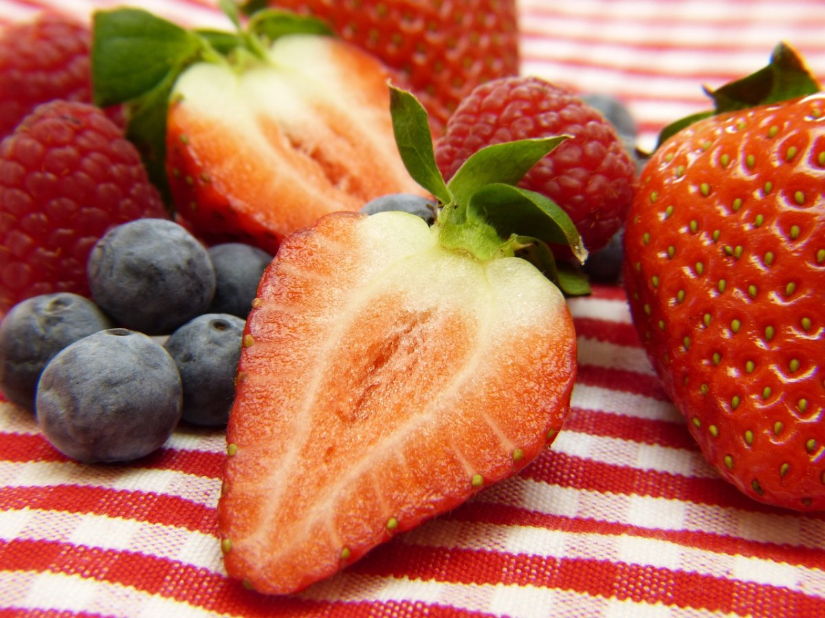 草莓、蓝莓、山莓免费图片