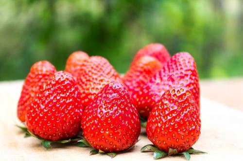 草莓、红色、水果