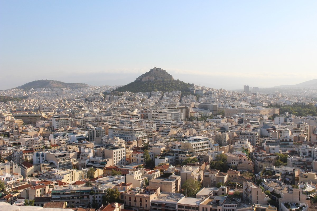 雅典、阿克罗波利斯、屋顶露台免费图片