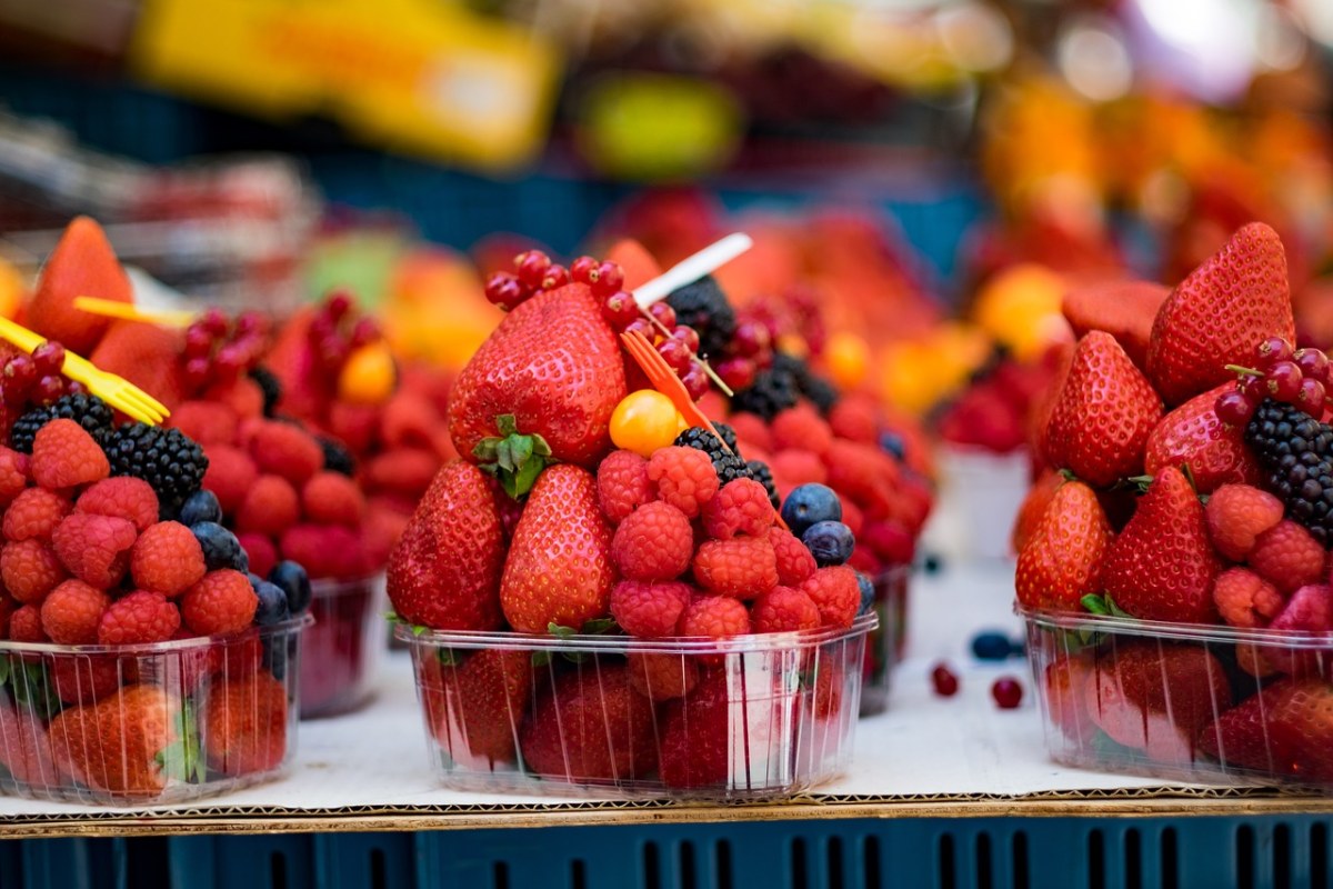 草莓、水果、黑莓免费图片