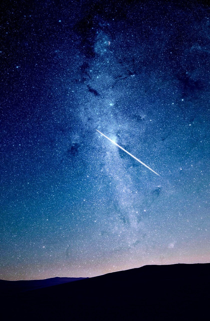 银河,夜晚的天空,星星