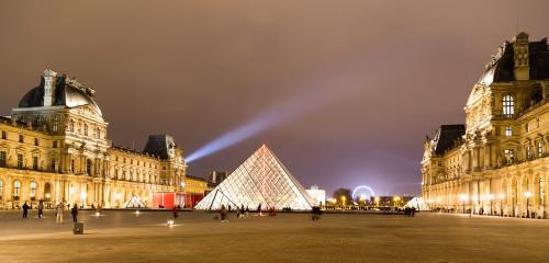罗浮宫、巴黎、金字塔