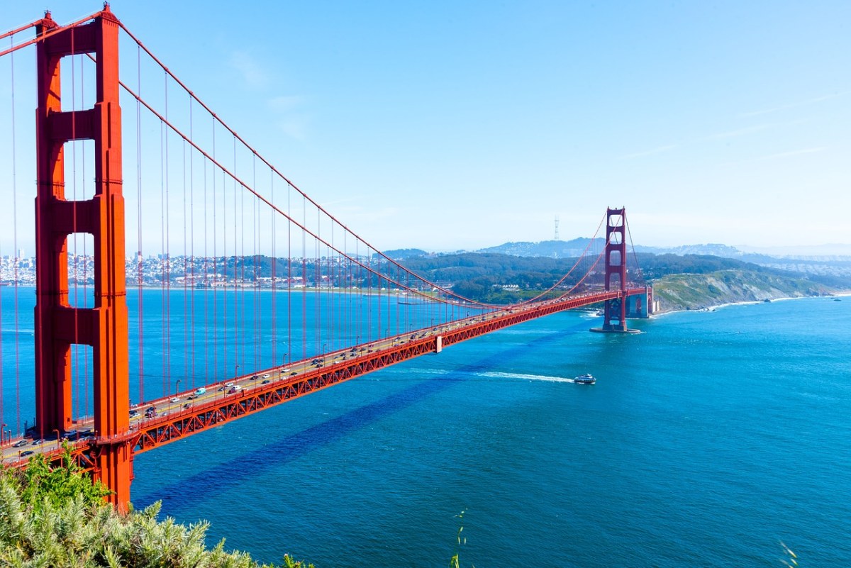 旧金山、金门大桥、桥免费图片