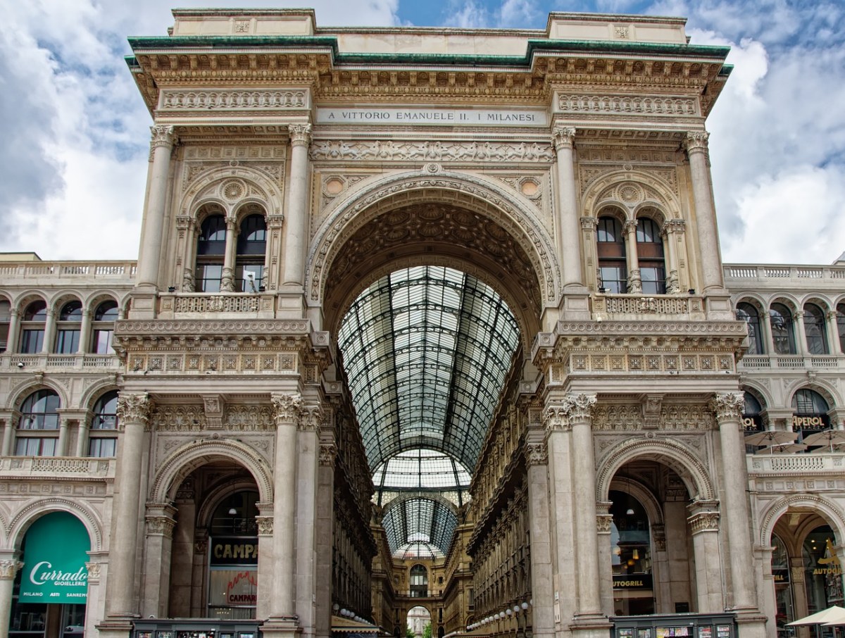 意大利、米兰、维克托-曼纽尔-画廊免费图片