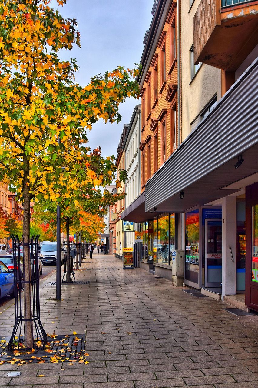 兰德州,城市,秋季