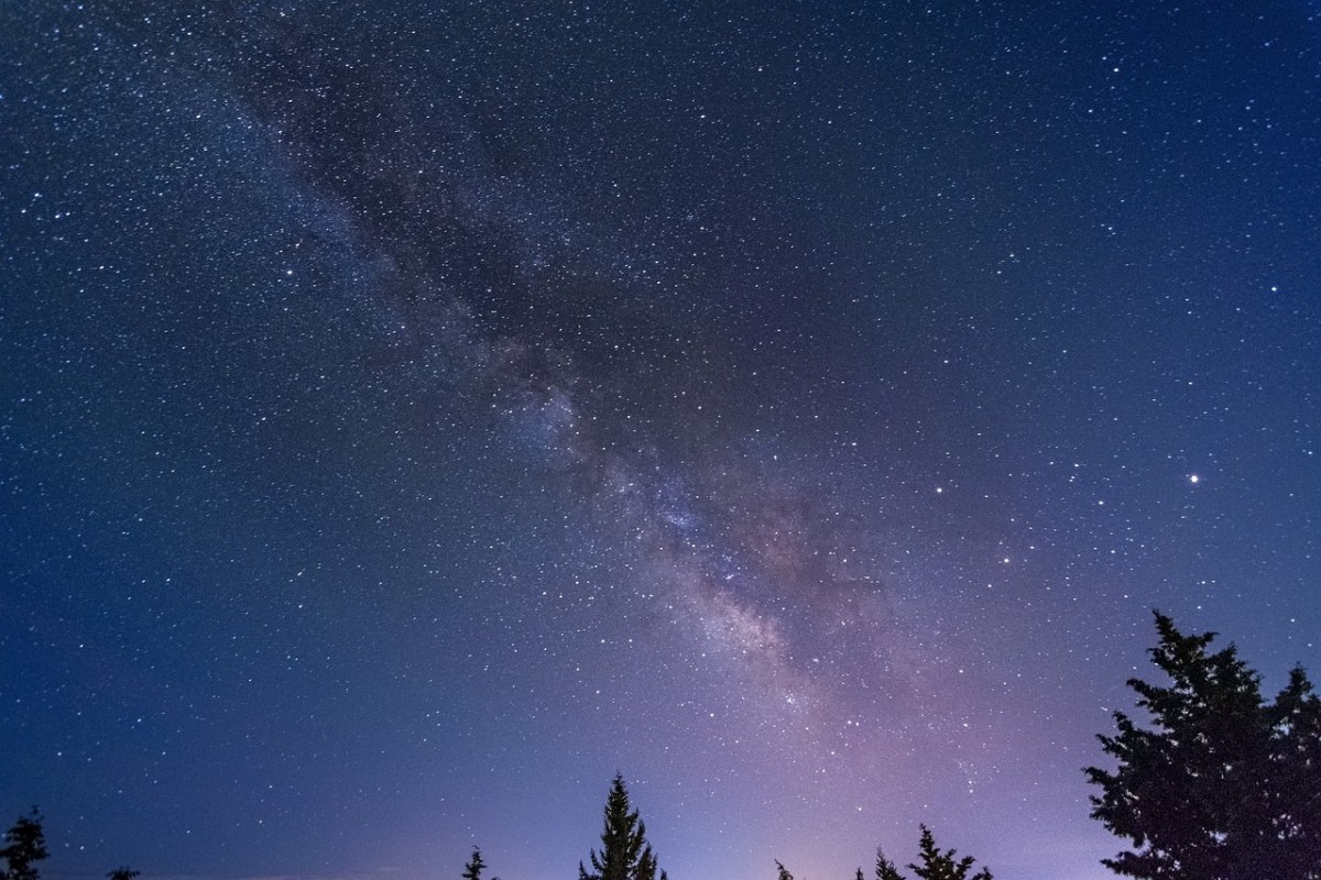 天空星星的真实图片图片