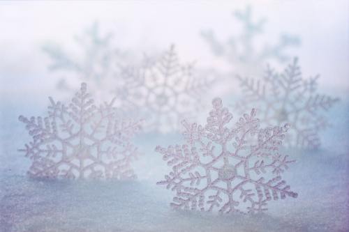 雪花、冬天、雪