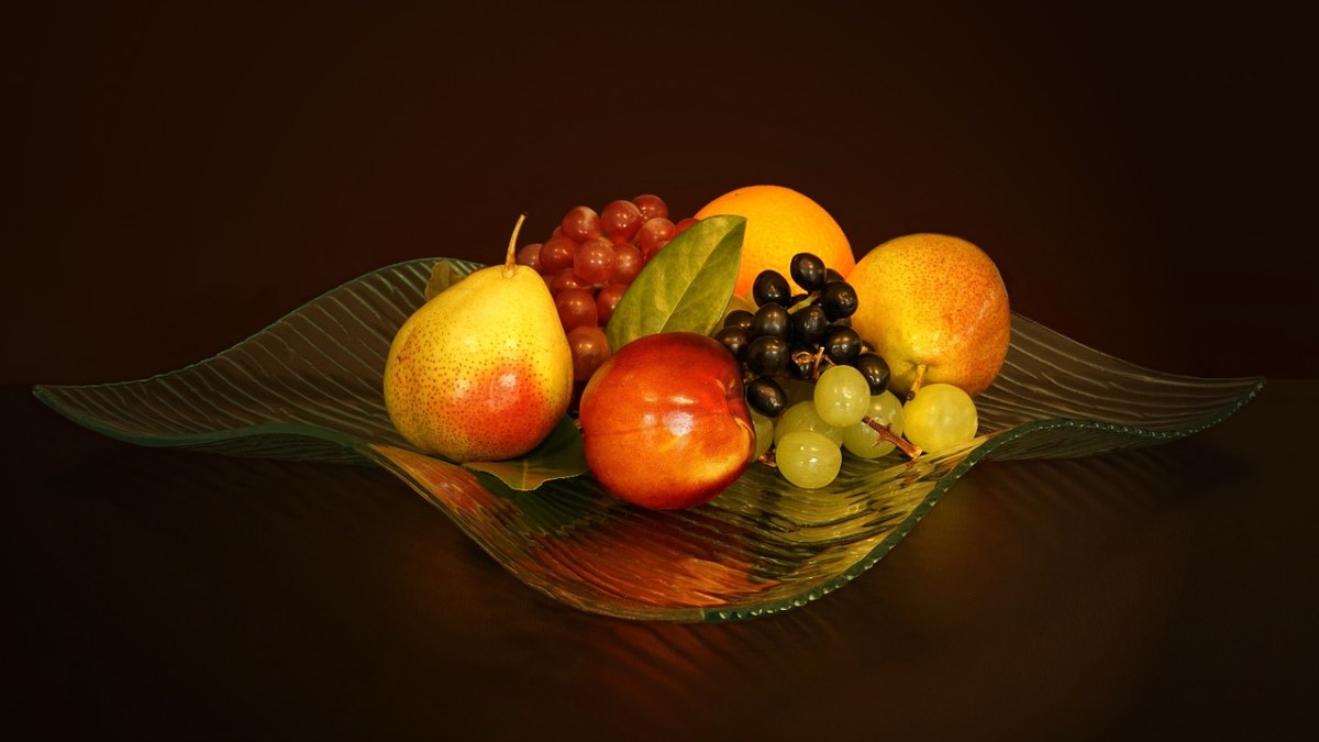 水果碗、水果、甜点免费图片