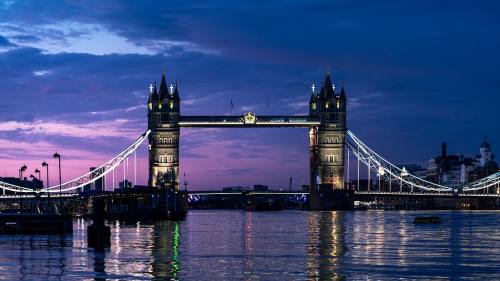 伦敦、伦敦塔桥、河