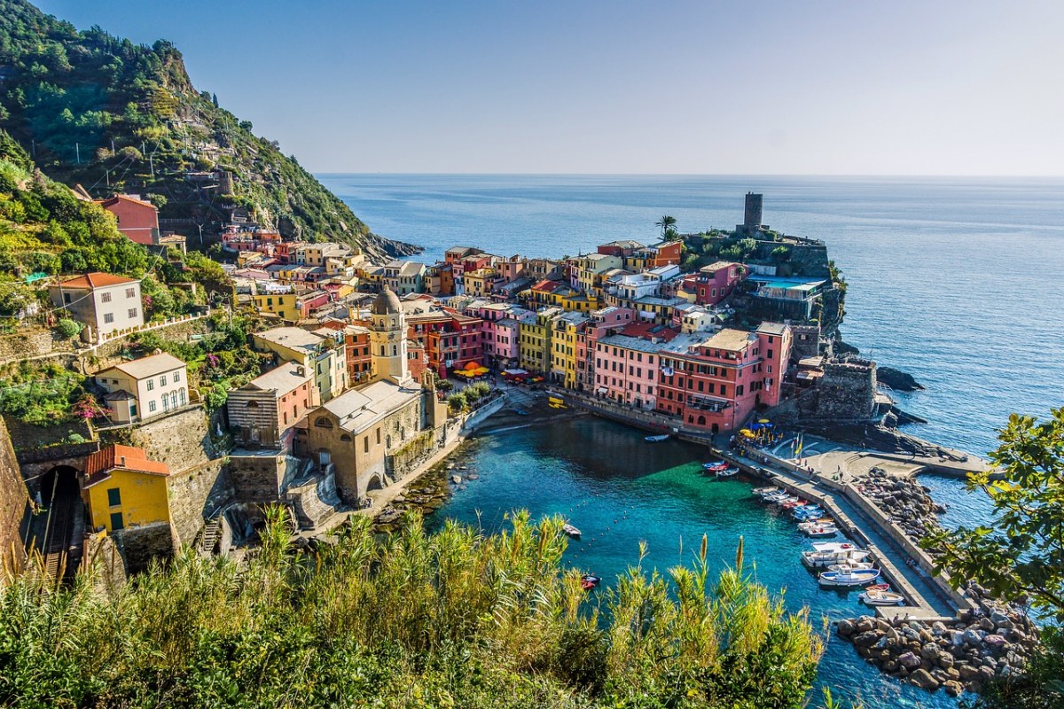 意大利、海、房屋免费图片