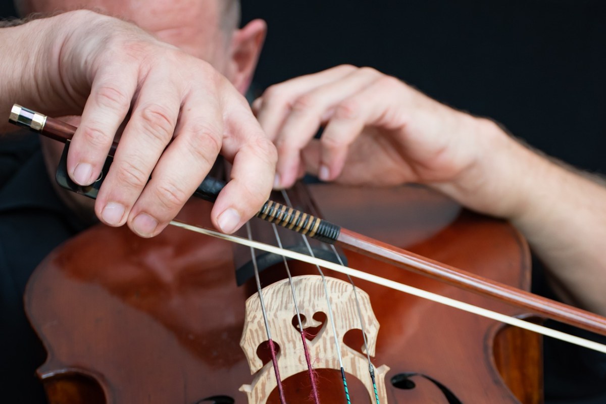 大提琴的握弓标准图片图片