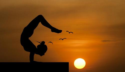 瑜伽、平衡、自然