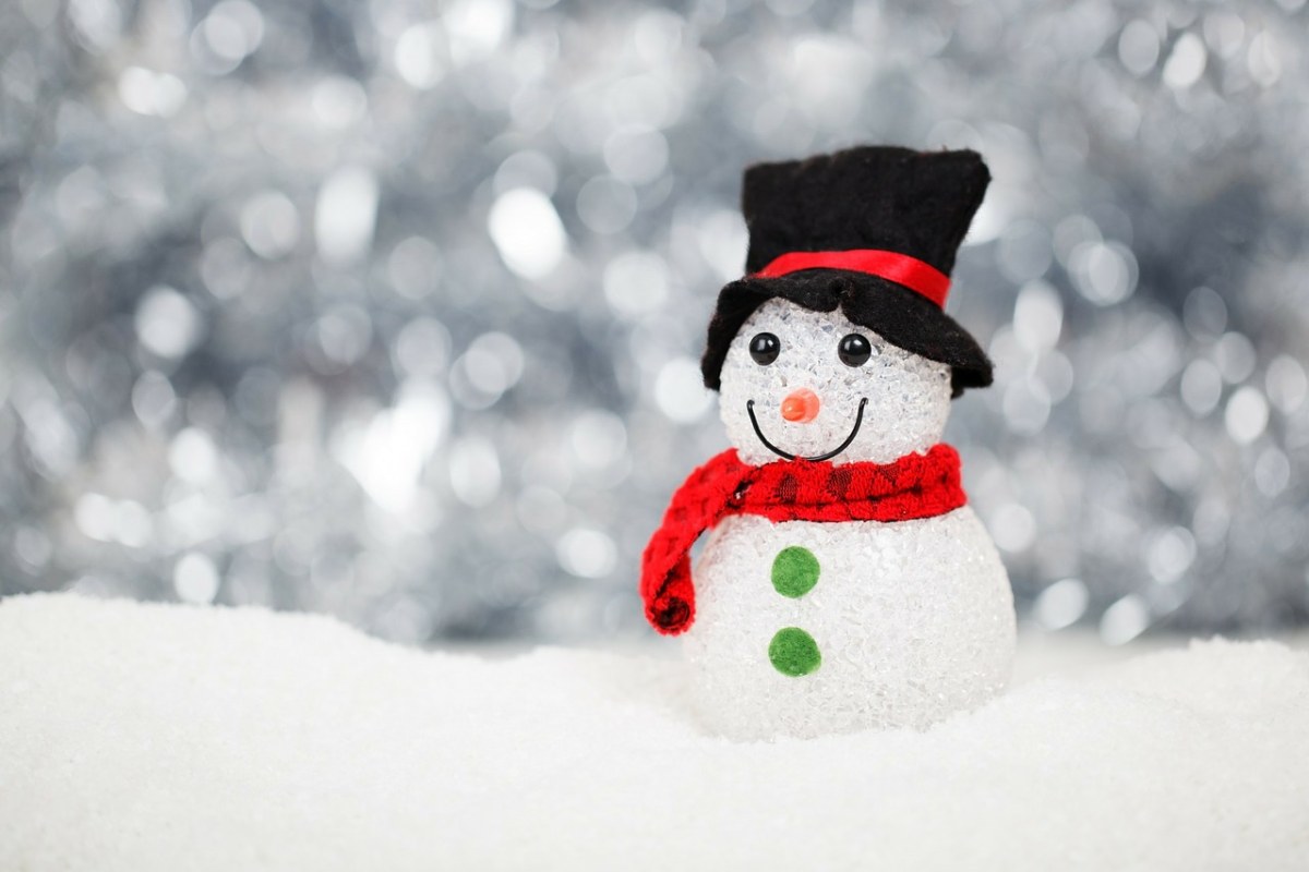 圣诞节、雪、雪人免费图片